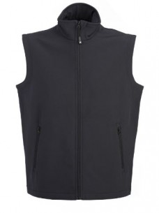 Gilet in softh shell a due strati impermeabile personabilizzabile