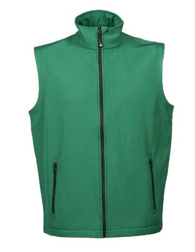 Gilet in softh shell a due strati impermeabile personabilizzabile