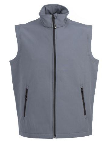 Gilet in softh shell a due strati impermeabile personabilizzabile