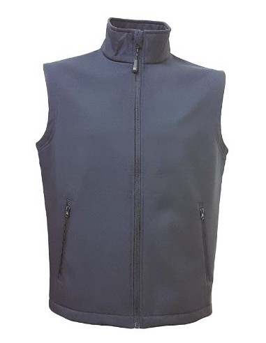 Gilet in softh shell a due strati impermeabile personabilizzabile