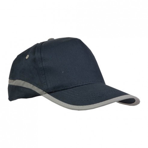 Cappellino in cotone con bande catarifrangenti personalizzabile | Publigest snc