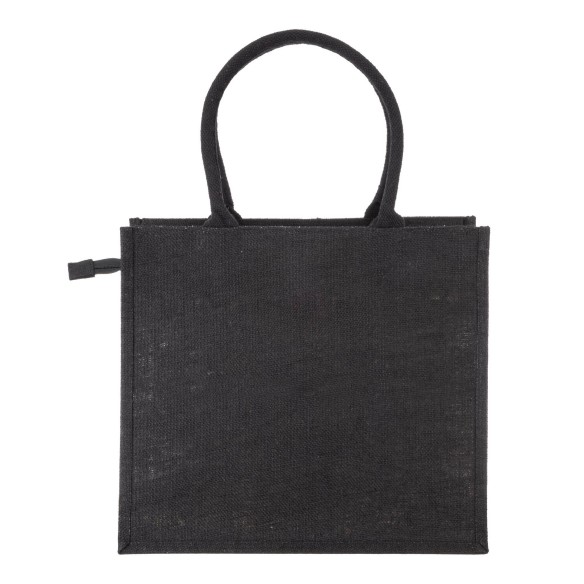 Borsa in juta con manici in cotone