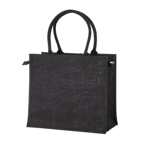 Borsa in juta con manici in cotone