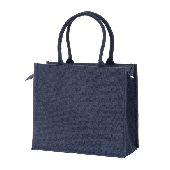 Borsa in juta con manici in cotone