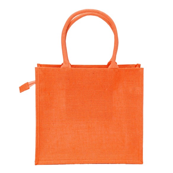 Borsa in juta con manici in cotone