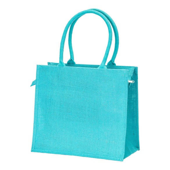 Borsa in juta con manici in cotone