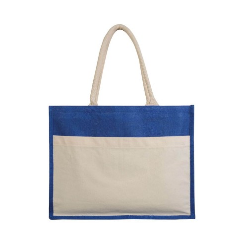 Borsa in juta con interno in PVC