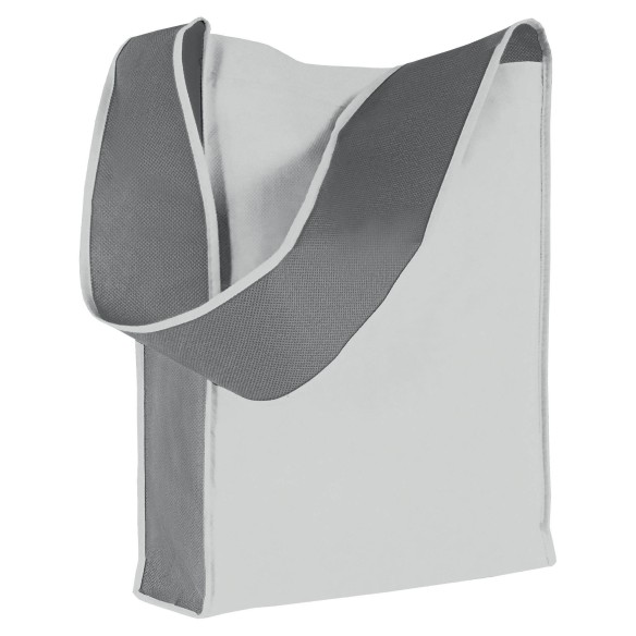 Borsa shopper bicolore in TNT