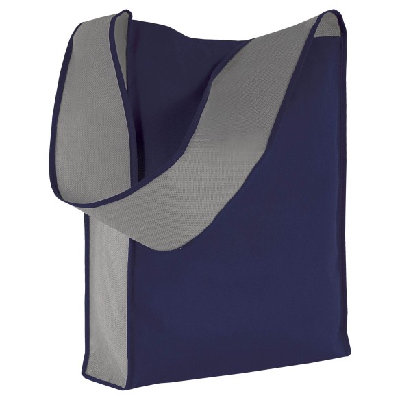 Borsa shopper bicolore in TNT