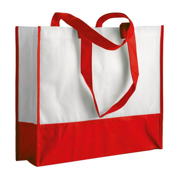 Shopper con soffietto in TNT