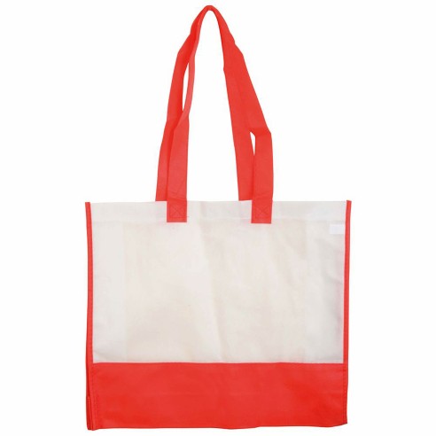 Shopper con soffietto in TNT