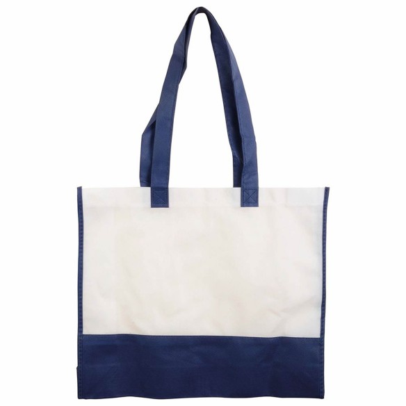 Shopper con soffietto in TNT