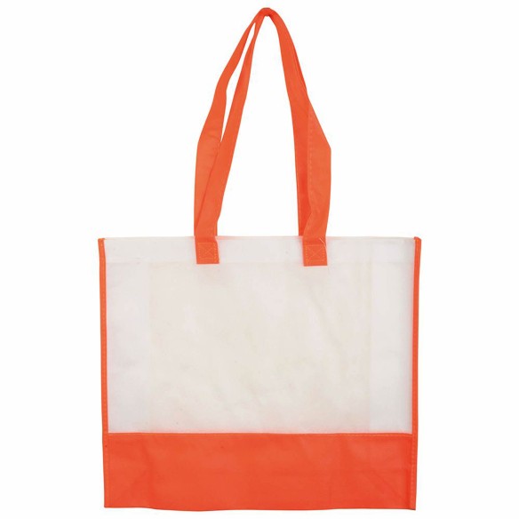 Shopper con soffietto in TNT