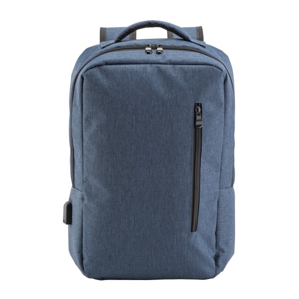 Zaino porta PC poliestere two tone con porta USB esterna