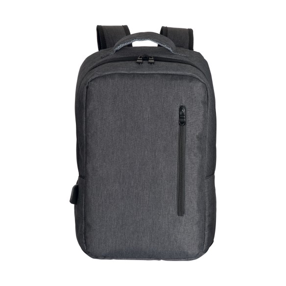 Zaino porta PC poliestere two tone con porta USB esterna