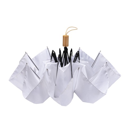 Ombrello manuale in Rpet con manico in legno