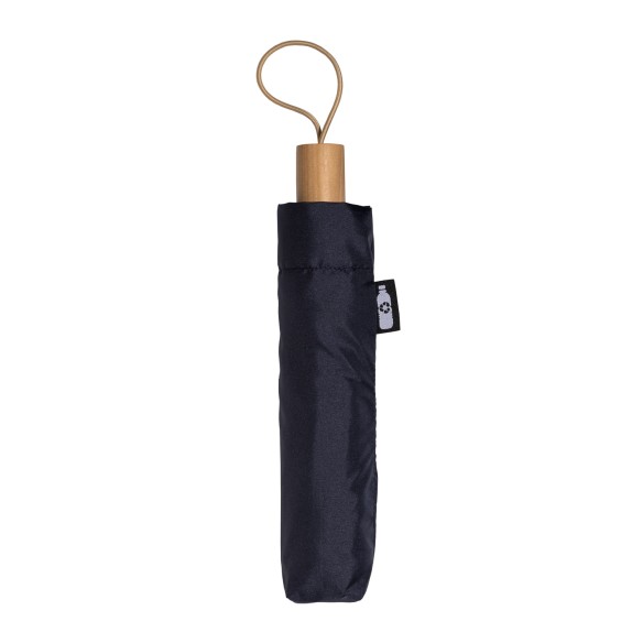 Ombrello manuale in Rpet con manico in legno