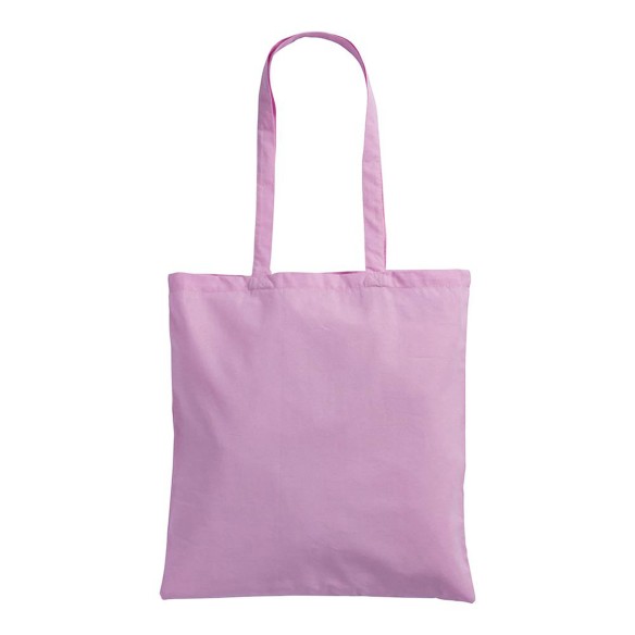 Shopper in cotone con manici lunghi