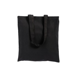 Shopper con soffietto in cotone