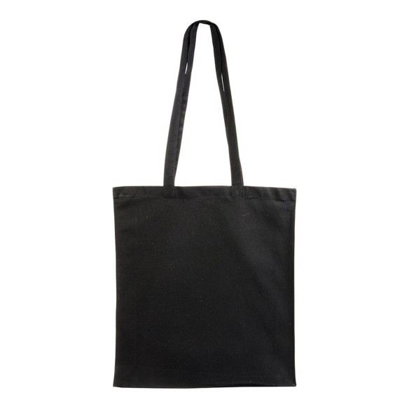 Shopper con soffietto in cotone