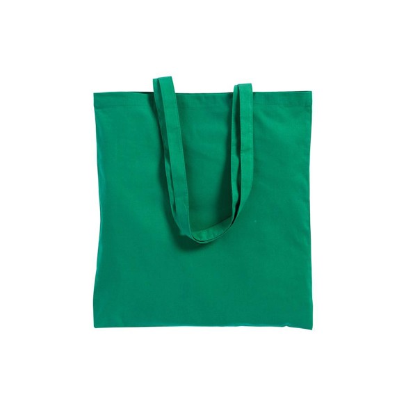 Shopper con soffietto in cotone