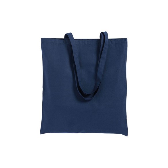Shopper con soffietto in cotone