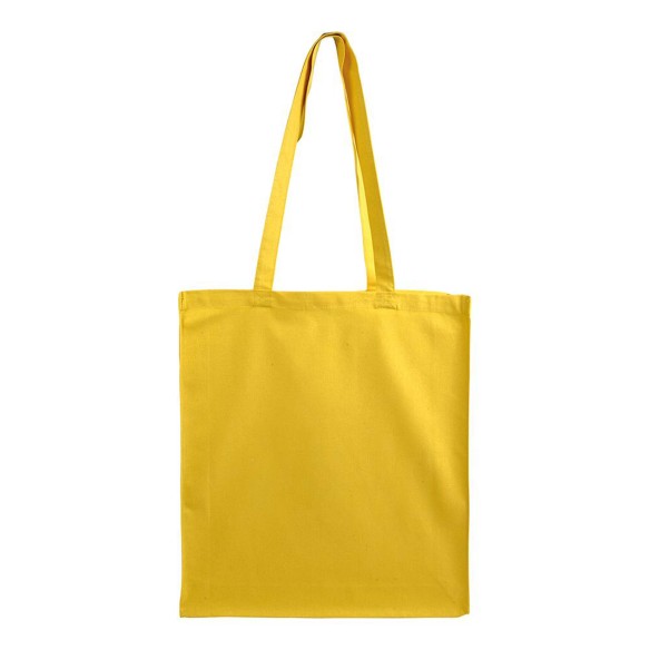 Shopper con soffietto in cotone