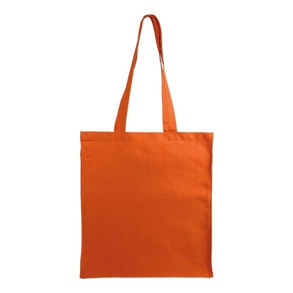 Shopper con soffietto in cotone
