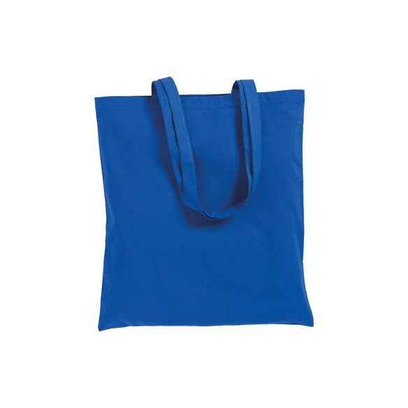 Shopper con soffietto in cotone