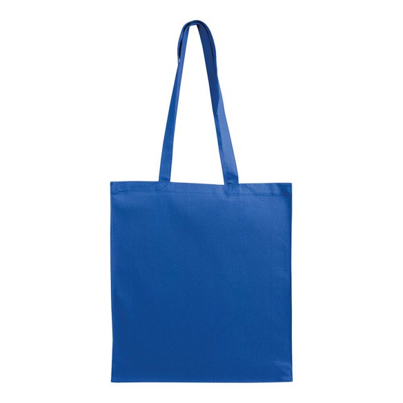 Shopper con soffietto in cotone