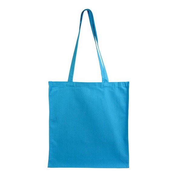 Shopper con soffietto in cotone