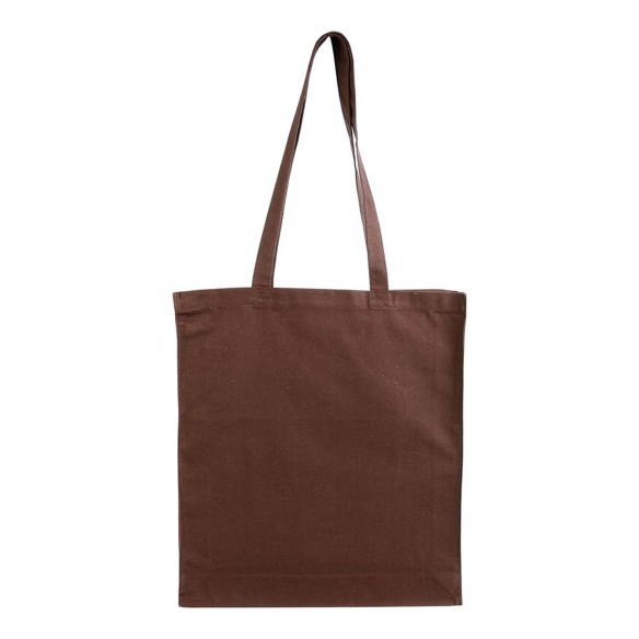 Shopper con soffietto in cotone