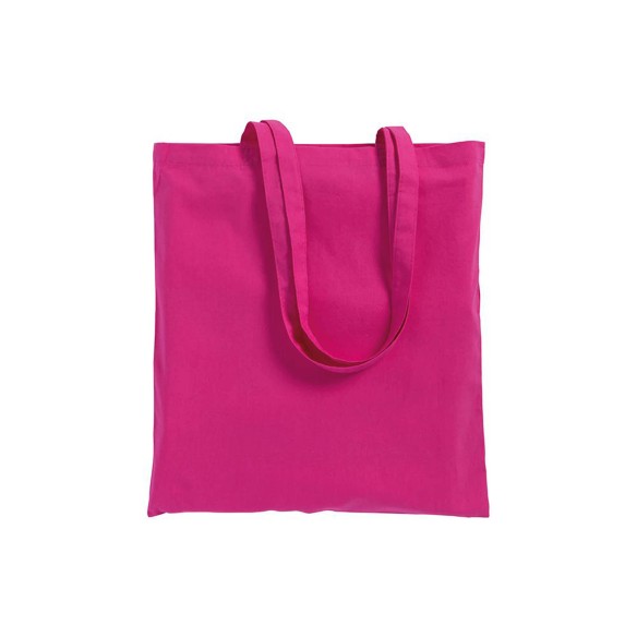 Shopper con soffietto in cotone