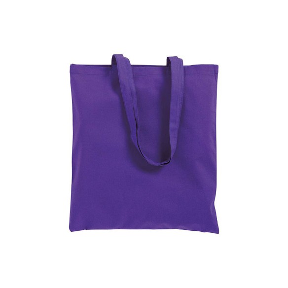 Shopper con soffietto in cotone