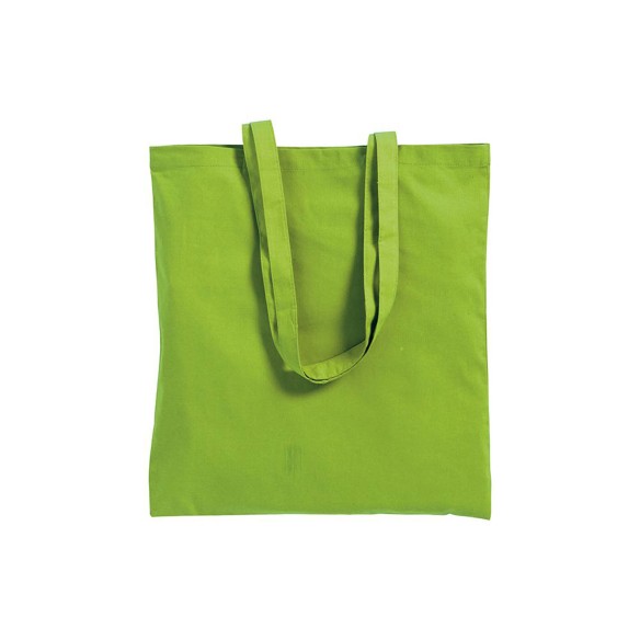 Shopper con soffietto in cotone