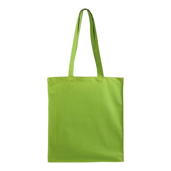 Shopper con soffietto in cotone