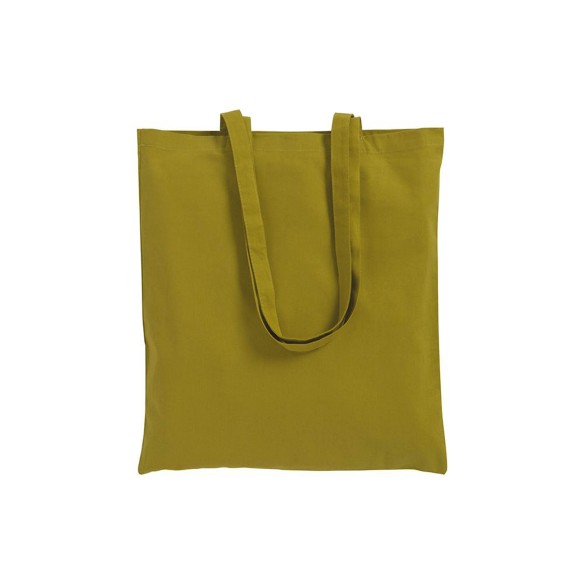 Shopper con soffietto in cotone