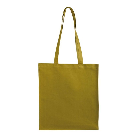 Shopper con soffietto in cotone