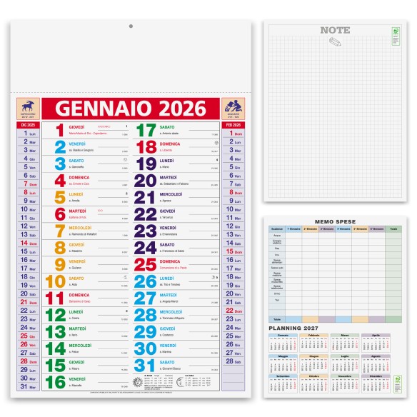 Calendario olandese PA600 | Publigest snc