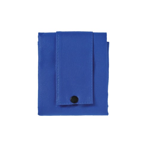 MOENA Borsa shopper ripiegabile in TNT 80 g/m² cucito. Soffietto alla base e manici corti.