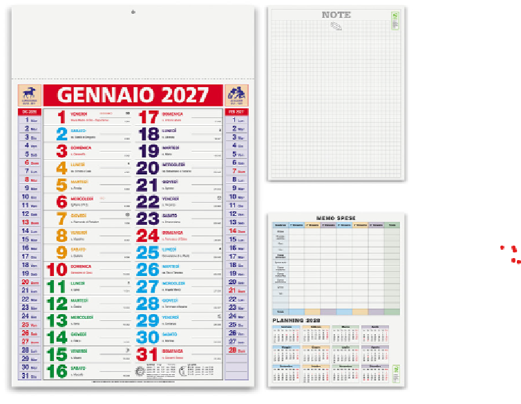 Calendario olandese PA600 | Publigest snc