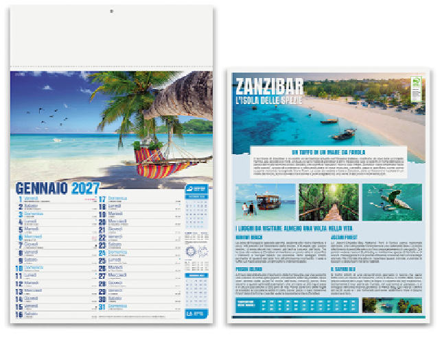Calendario paesaggi PA117| Publigest snc