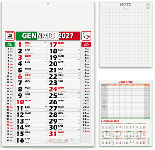 Calendario Italy pa432 | Publigest snc