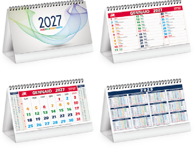 Calendario Multicolor pa704 | Publigest snc